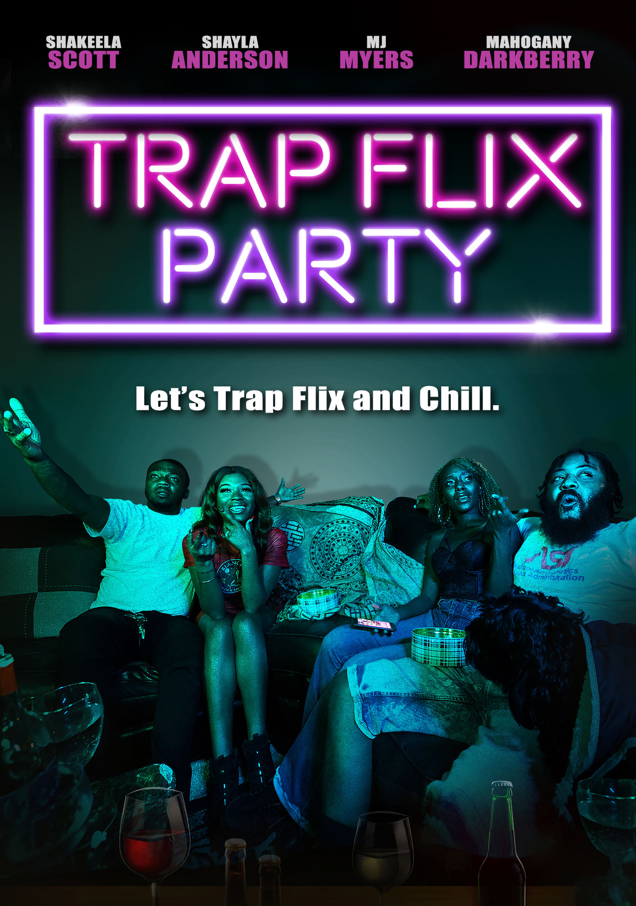 Box Art for Trap Flix Party